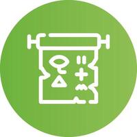 Hieroglyph Creative Icon Design vector