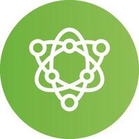 Atom Creative Icon Design vector