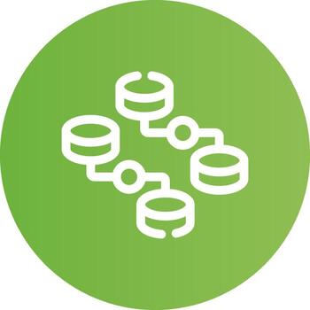 desestructurado datos creativo icono diseño vector