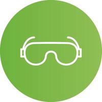 Lab Goggles Creative Icon Design vector