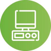 Computer Creative Icon Design vector