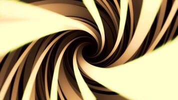 Twisted lines on black background. Visual animation background video