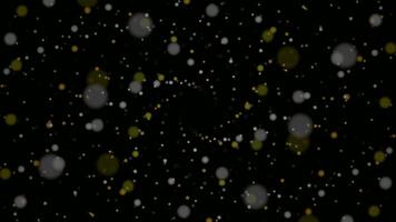 Seamless footage with rotating dashed hypnotic spiral. Loop animated background. Digital illustration video