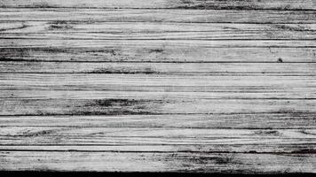 blanc en bois surface avec fissures, horizontal Lignes de blanc planches en mouvement vers le haut sur noir Contexte. animation. monochrome mouvement graphique. video