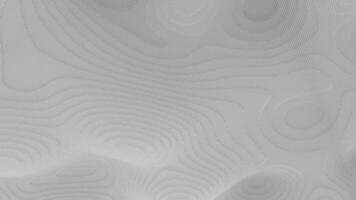 Fractal background with circles, seamless loop. Animation. Abstract waving texture with small particles of grey color, monochrome. video