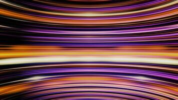 Abstract bright bended lines of different matching colors. Animation. Background of elegant curved shimmering lines, seamless loop. video