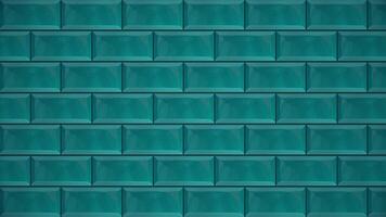 Abstract blue rectangles building a wall on grey background, motion design. Animation. Flying bricks stand in horizontal straight rows. video