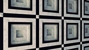 Concept of architecture, abstract porcelain stoneware wall. Animation. Close up of abstract marble tiles for the interior decoration, seamless loop. video