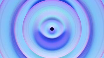 Psychedelic movement of circular waves on surface of liquid. Design. Bright liquid with moving rings on surface. Beautiful animation with abstract liquid and circular waves video