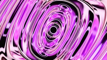 Metallic plasma moves with waves. Design. Animation of moving metallic liquid with circular waves. Abstract metallic liquid moves in circles with psychedelic effect video