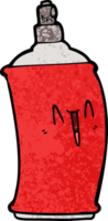 cartoon happy spray can png