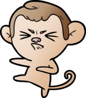 cartoon angry monkey png