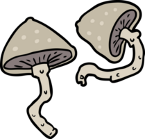 cogumelos selvagens dos desenhos animados png