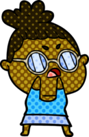 mujer molesta de dibujos animados png