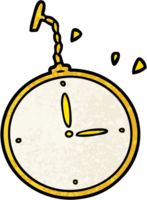 montre de poche de dessin animé png