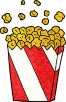 Cartoon-Kino-Popcorn png