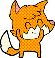 Cartoon freundlicher Fuchs png