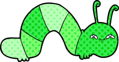 cartoon happy caterpillar png