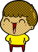 hombre feliz de dibujos animados png