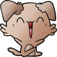 happy little dog cartoon png