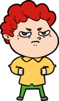 cartoon angry man png