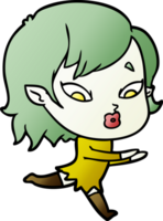 cute cartoon vampire girl png