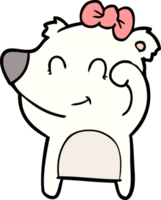 polar bear cartoon png