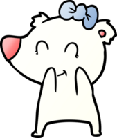 polar bear cartoon png