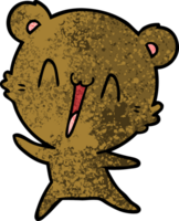 dibujos animados de oso feliz png