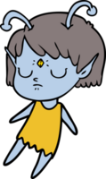 fille extraterrestre de dessin animé png