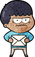 homme agacé de dessin animé png