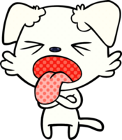 cartoon disgusted dog png