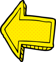 cartoon pointing arrow png