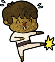 niño riendo de dibujos animados png