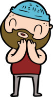 cartoon bearded man png