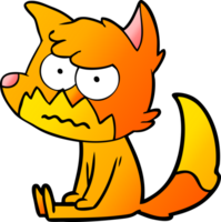 Cartoon verärgerter Fuchs png