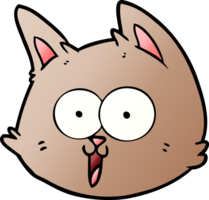 cara de gato de dibujos animados png