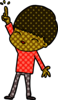 menino de desenho animado feliz png