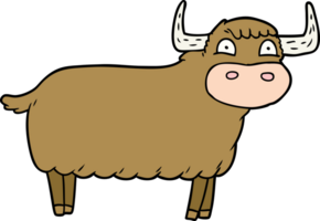 vache des montagnes de dessin animé png