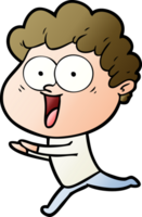 excited man cartoon png