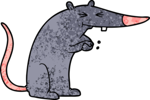 rato sorrateiro de desenho animado png