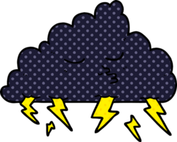 cartoon storm cloud png