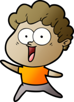 excited man cartoon png