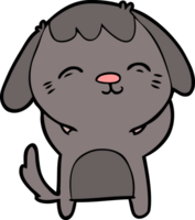 perro feliz de dibujos animados png