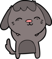 chien de dessin animé heureux png