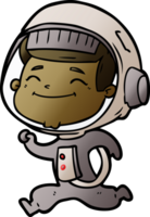 contento cartone animato astronauta png