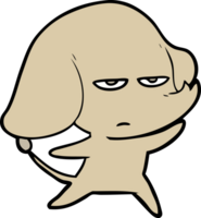 annoyed cartoon elephant png