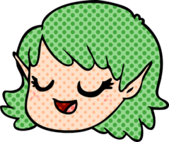 niña elfa de dibujos animados png