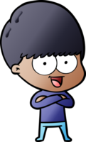 happy cartoon boy png