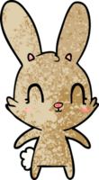 lapin de dessin animé mignon png